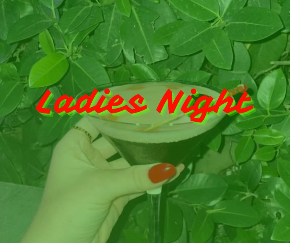 Ladies enjoying cocktails at Mad Hatters Lounge during Ladies Night every Tuesday