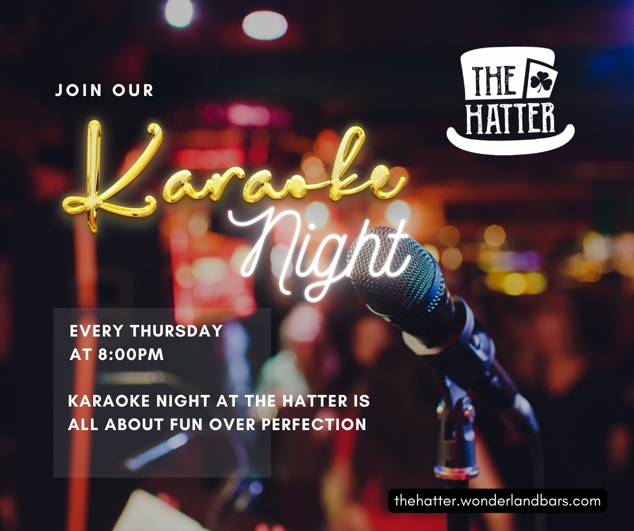Karaoke Night at The Hatter Irish Pub in Gżira, Malta, with people singing